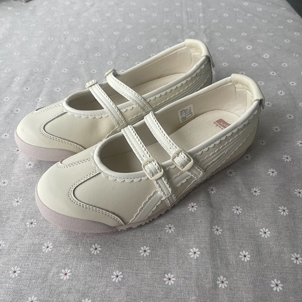 Onitsuka Tiger Mexico 66 Tgrs Cream Ballet Flats